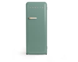 CREATE - Koelkast in retrostijl - Sage - Handvat Zand - FRIDGE RETRO 281L