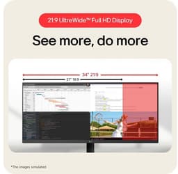 LG 34U511A-B - Full HD Ultrawide Monitor - 100hz - 34 inch — thumbnail 6