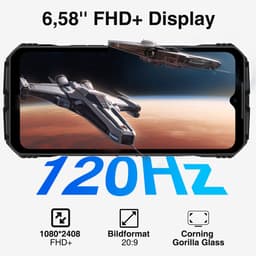DOOGEE VMAX PLUS 5G - Robuuste Smartphone - Robuuste Telefoon - 36 GB ROM + 512 GB ROM - 22000 mAh/33 W- 200 MP + 32 MP + 20 MP nachtzicht - 6,58 inch FHD+ 120 Hz IPS - NFC - Face ID - Wi-Fi 6 - dubbele luidsprekers - Grijs — thumbnail 6