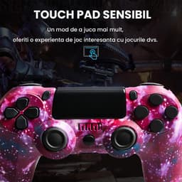 Namajunas - Draadloze Controller geschikt voor PS4/Pro/Slim/PC - Bluetooth gamepad - Geschikt voor Playstation 4 -Zes-assige sensor - LED-lichtbalk en touchscreen-functionaliteit - Audio Jack Input - Gaming Accesoires — thumbnail 6