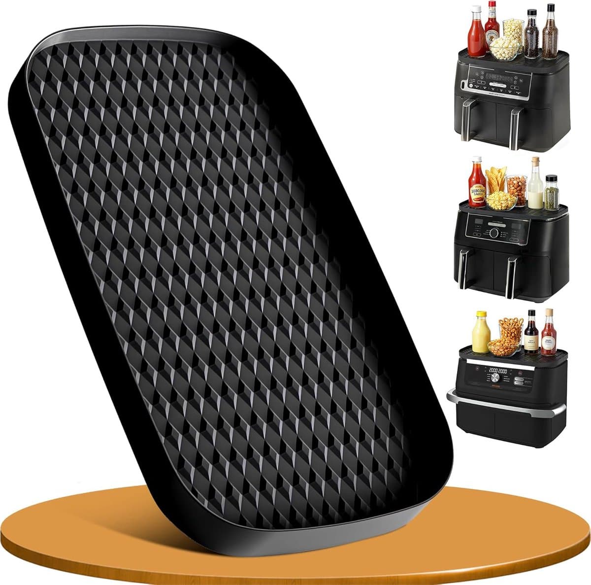 Ninja AF400EU AF500EU AF451EU DZ401 Siliconen Accessoire Heteluchtfriteuse voor Ninja Foodi Max Dubbele Zone 9,5 L-10,4 L, Siliconen Opbergmat voor Heteluchtfriteuse — afbeelding 1