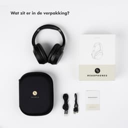 Selencia Urban Play Koptelefoon - Draadloze Koptelefoon met Active Noise Cancelling - Bluetooth Headphones - Midnight Black — thumbnail 8