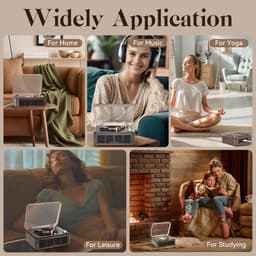 Retro CD Speler - Bluetooth Speaker - Meerdere afspeelmodi - Met Draadloze Verbinding & Afstandsbediening - Bruin - AUX & FM Radio - Voor Huis & Slaapkamer — thumbnail 8