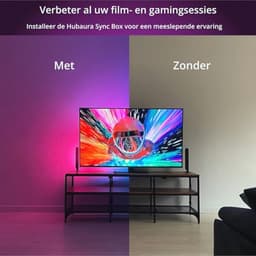 Sync Box HDMI 2.0 Achtergrondverlichting voor TV met LED Strip Beeldsynchronisatie - RGBIC LED-verlichting voor 42–88 inch TV's — thumbnail 2