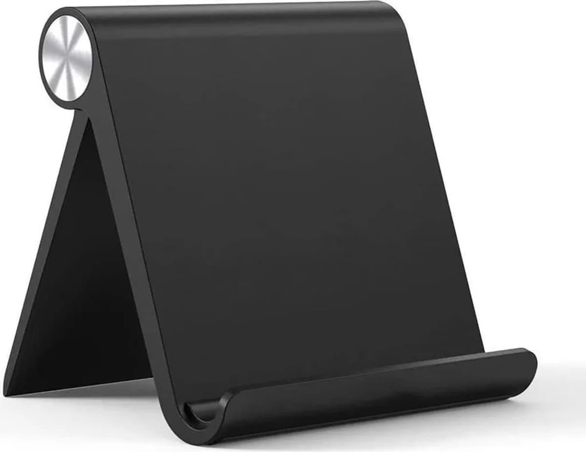 2-pack tabletstandaards Geschikt voor thuis- en kantoorgebruik, kunnen ook worden gebruikt als telefoonstandaards, Geschikt voor tablets tot 10,5 inch (zwart). — afbeelding 1
