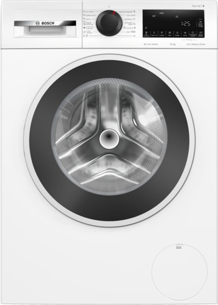 Bosch Serie 6 WGG254ZBES wasmachine Voorlader 10 kg 1351 RPM Wit — afbeelding 1