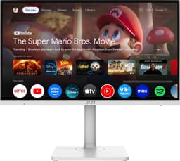 MSI Modern MD272UPSW - Smart 4K UHD Monitor - 60Hz - 27 Inch - Google TV - USB Type-C PD 65W - 4 Way Adjustable — thumbnail 1
