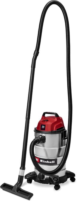 Einhell Elektrische Nat-/Droogzuiger TC-VC 3055 S - 950 W - 190 mbar - 30 L - Incl.kunststof zuigslang/buis - Schuimrubberen filter — thumbnail 1