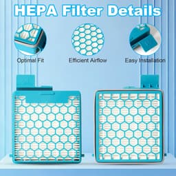 Filter set geschikt voor Miele CX1 Boost - Filter set van 3 stuks –CX FSF HEPA Fijnstoffilter Hygiëne filter (uitblaas) SF HY 60 — thumbnail 5