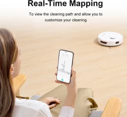 Liectroux M70 Pro 3-in-1 Robotstofzuiger met automatische leegstation, LiDAR-navigatie en 6500 Pa zuigkracht – Wit — thumbnail 7