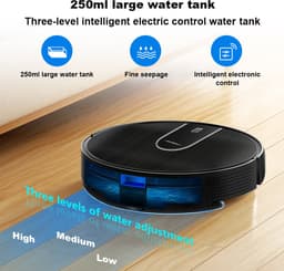 LIECTROUX N7S-U – 2-in-1 Robotstofzuiger en Laveur met Gyroscoop Navigatie, 5200 mAh, App/Alexa/Google Besturing — thumbnail 4