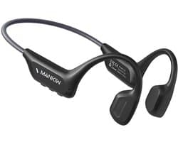 MANKIW Bone-Conduction Koptelefoon – Draadloze Bluetooth 6.0 – Stabiele Verbinding – Professionele IP68 – Lange Batterijduur – Licht & Comfortabel – Voor Sport, Fitness en Dagelijks Gebruik