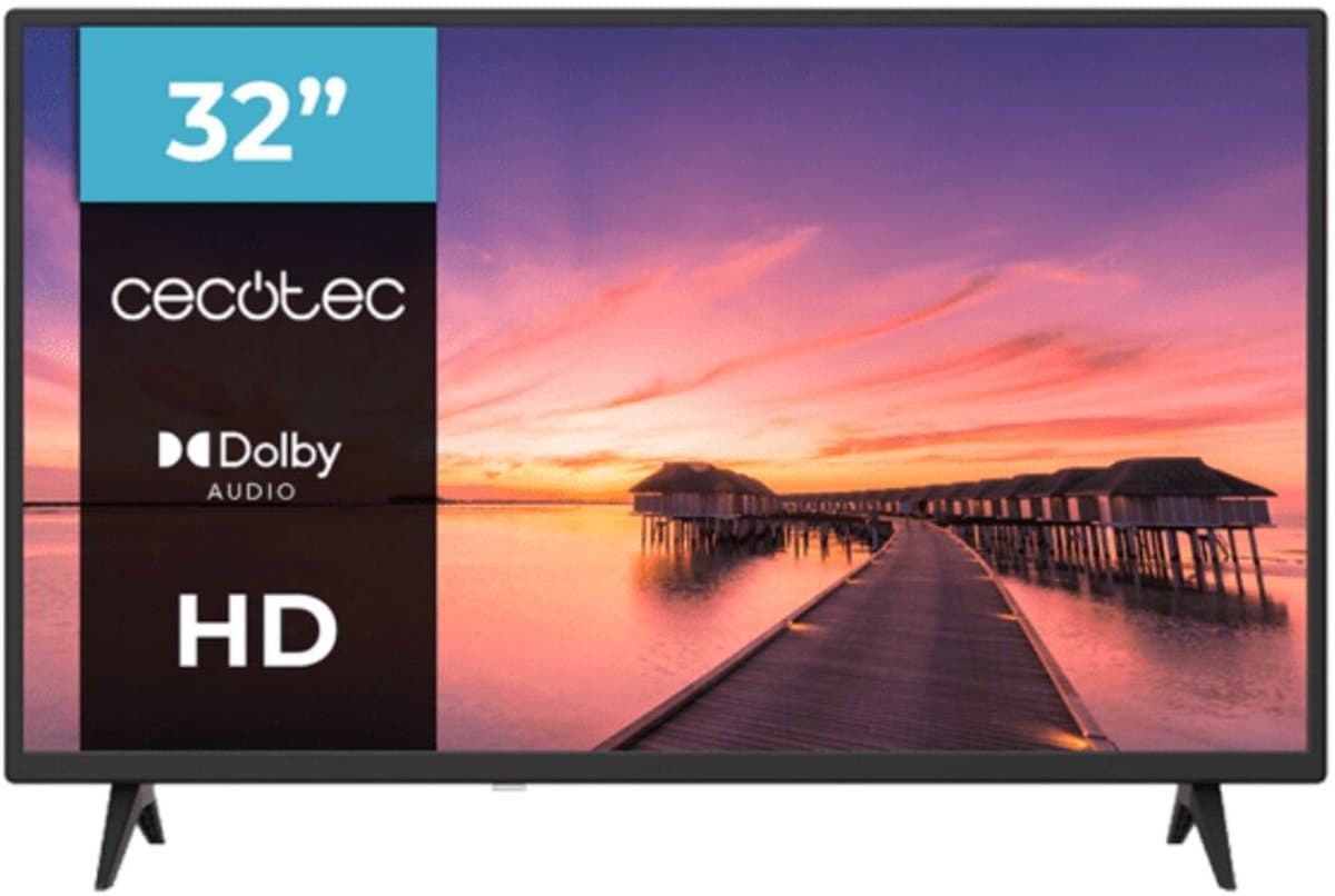 TV Cecotec 02613 HD 32" Zwart — afbeelding 1