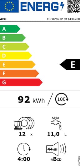 AEG FSE82827P Comfortlift - Inbouwvaatwasser - Volledig geïntegreerd - ProClean — thumbnail 2
