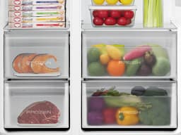 ETNA AKV5178ZWA - Amerikaanse koelkast - No-Frost - 178 cm hoog - 544 liter - Energielabel E - Invriesvermogen 10 kg/24u - Geluidsniveau 39 dB - LED Display - SuperCool - FastFreeze - Deuralarm - Interter Compressor - Multi Airflow - Energy Saving — thumbnail 13