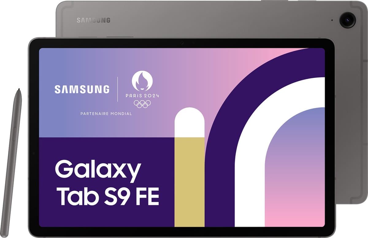 Samsung Galaxy Tab S9 FE - WiFi - 128GB - Gray — afbeelding 1