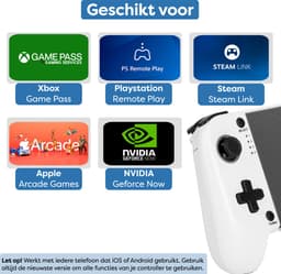Draadloze Telefoon Controller geschikt voor Nintendo Switch, iPhone, Android, Cloud Streaming (PS5, Xbox Game Pass) - Bluetooth BackBone Draadloos - Turbo + Macro Knoppen - Accessoires — thumbnail 2