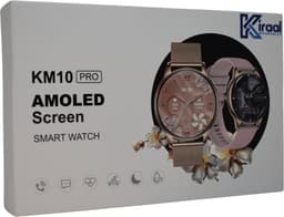 Kiraal Valencia AMOLED Smartwatch voor Dames - RVS, Lederen en Siliconen Bandje - Multisport - Slaapmonitor - Stappenteller - Hartslagmeter - Compatibel met Android en iOS - Zilver en Wit — thumbnail 9