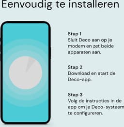 TP-Link Deco M4 - Mesh Wifi - Router - 1-pack - Uitbreiding — thumbnail 2