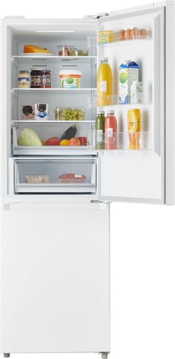Inventum KV1850W No Frost energiezuinige koel-vriescombinatie - 185 cm hoog - 338 liter - Zeer stil: 35 dB - Superkoelen - Supervriezen - Energielabel C - Vrijstaand - Wit — thumbnail 13