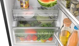 Bosch KGN39VXCT - Serie 4 - Koelkast - Koel-vriescombinatie - Zwart - Total No Frost nooit meer je vriezer ontdooien - VitaFresh houd etenswaren langer vers met extra ruime vershoudlades - Led verlichting - Energielabel C — thumbnail 9