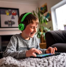 Minecraft - draadloze kinderkoptelefoon - volumebegrenzing - lange batterijduur - microfoon - opvouwbaar - bluetooth — thumbnail 16