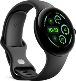 Google Pixel Watch 3 - Smartwatch - 45mm - Zwart/Zwart — thumbnail 2
