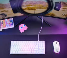 Trust GXT929W Helox - Draadloze Gaming Muis - Ultra licht - RGB verlichting - 4800 DPI - Wit — thumbnail 6