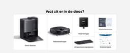 eufy Robotstofzuiger Omni E25, HydroJet dweilsysteem, 20.000 Pa zuigkracht, DuoSpiral borstels die ontklitten, CornerRover arm voor het schoonmaken van hoeken, alles-in-één station, voor gezinnen met huisdieren en kinderen. — thumbnail 13