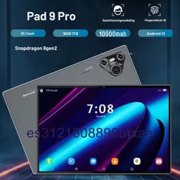 Mookes Pad 9 Pro Tablet 10.1 inch Android Snapdragon 8gen2 Global 12GB 256GB 10000 mah 5G Dual SIM WIFI HD Scherm - Gold and Keyboard — thumbnail 4