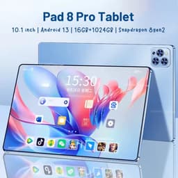 Mookes Pad 8 Pro Tablet 10.1 inch Android Global Snapdragon 8gen2 16GB 1024GB10000 mah 5G Dual SIM WIFI HD Volledig Scherm - Green — thumbnail 1