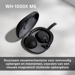 Sony WH-1000XM6 - Draadloze koptelefoon met Noise Cancelling - Zwart — thumbnail 12
