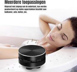 GTB® Douche Radio - Radio - Douche Speaker - Zwart - 11cm x 7cm x 3cm — thumbnail 8