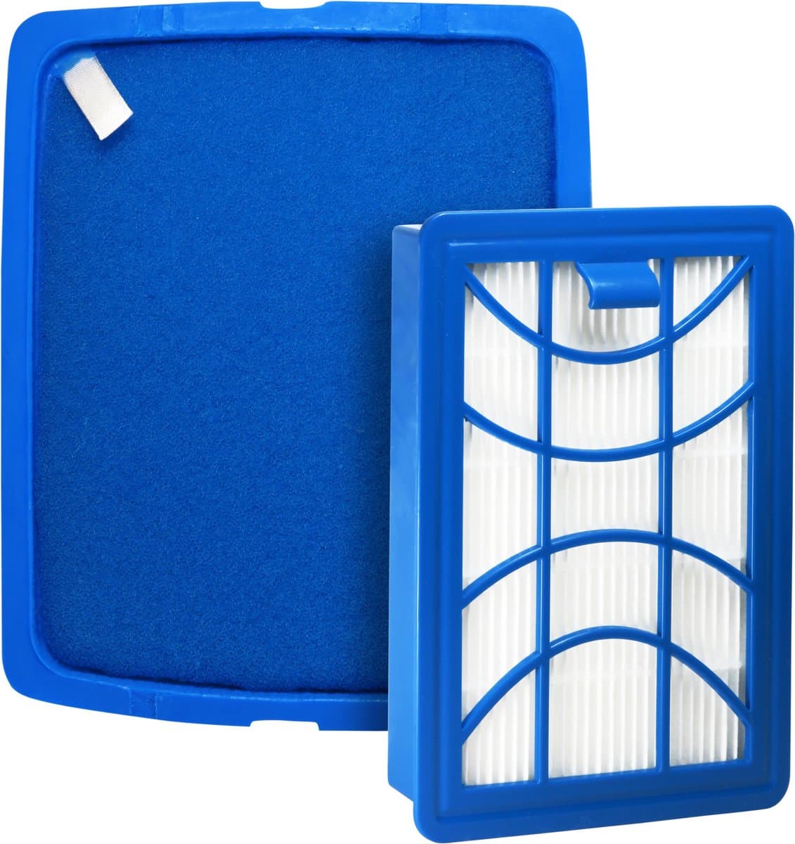 Dparts uitwasbare motorfilter en hepa filter geschikt voor Philips stofzuiger - 1 filterset - voor PowerPro Expert series - hepafilter allergiefilter stofzuigerfilter - nr. fc6042 fc6042/01 - fc8003 fc8003/01 - CP0618/01 — afbeelding 1