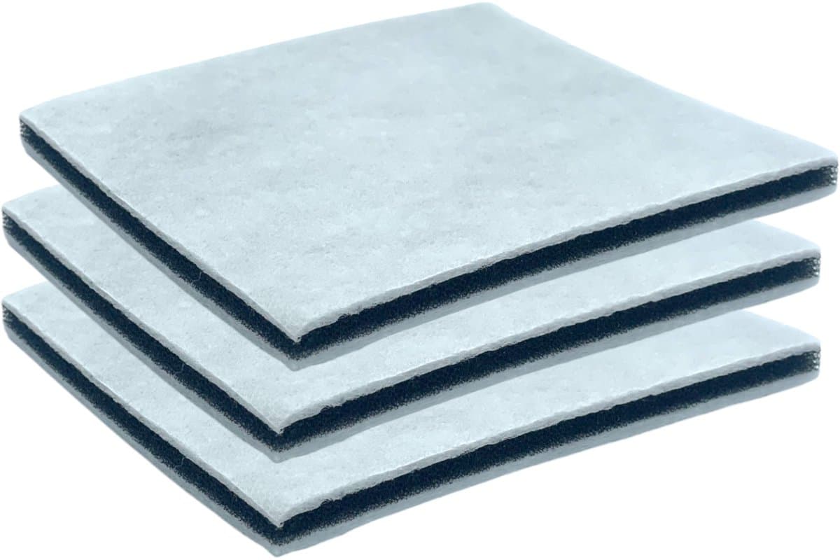 Fixem® - Geschikt voor Philips Stofzuigers - Stofzuigerfilter - Microfilter - Motorfilter - Vierkant filter - 3 STUKS — afbeelding 1