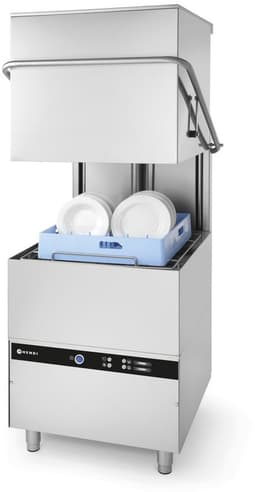 HENDI Doorschuifvaatwasser – elektronische bediening – met reinigingspomp – 745x903x1406 mm – 400V/8600W — thumbnail 2