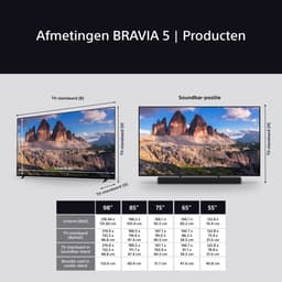 Sony K98XR55BP.CEI Smart TV 98’’ BRAVIA 5 4K XR|Mini LED 2025 — thumbnail 16