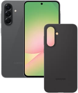 Samsung Galaxy A56 5G - 128GB - Awesome Graphite + Silicone Case Black — thumbnail 1