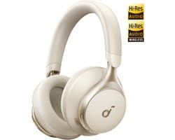 soundcore Space One by Anker - Draadloze Over-ear Koptelefoon - Headphones - Active Noise Cancelling, Multipoint Connection, 55 uur accuduur, Bluetooth 5.3, LDAC, Hi-Res Certified