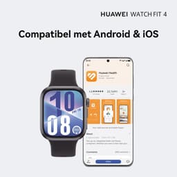 HUAWEI WATCH FIT 4 - Wit Fluorelastomeer Horlogeband - Ultra slank design | Geavanceerde sportmodi | Tot 10 dagen batterijduur | Compatibel met iOS & Android — thumbnail 7