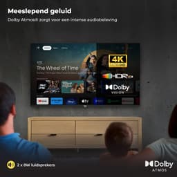 Horizon Smart TV 43 inch QLED - 4K ULTRA HD Televisie - XT Line - Google TV WiFi - Voice Assistant - Frameless Slim Design — thumbnail 12