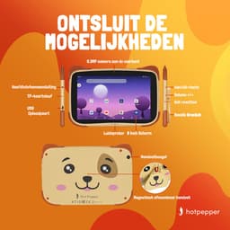 Hot Pepper KT10 Kindertablet - Tablet Kinderen 10'' - 64 GB - 4 GB RAM - met Educatieve Apps — thumbnail 7