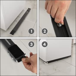 Wasmachine Verhoger - Wasmachine opbouwmeubel - Wasmachine Meubel - Wasmachine Sokkel - Wasmachinevoet Set van 2 tot 300kg — thumbnail 7