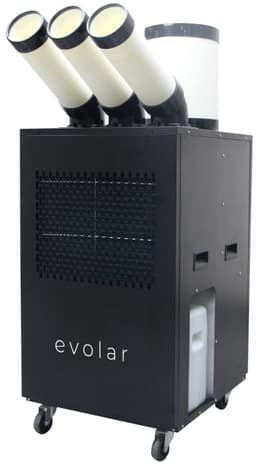 Evolar Professionele Mobiele Airco - 3-in-1 - 22000 BTU - met Luchtontvochtiger - Voor o.a. Kantoren - EVO-22000C — thumbnail 1