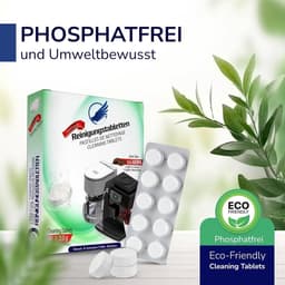 Reinigings tabletten Koffiemachine - Fosfaatvrij - 40 Stuks — thumbnail 2