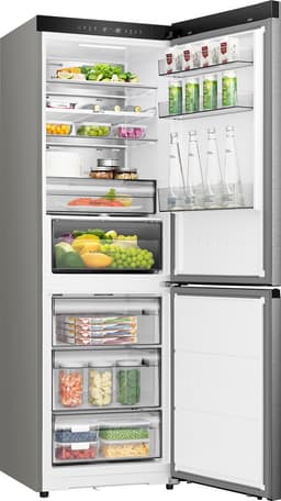 Hisense RB3K330SAIC - Vrijstaande koel-vriescombinatie - 185 cm hoog - 330 liter - Energielabel C - Geluidsniveau 35 dB - LED Display - SuperCool - FastFreeze - Deuralarm - Kinderslot - Interverter Compressor - ConnectLife — thumbnail 7