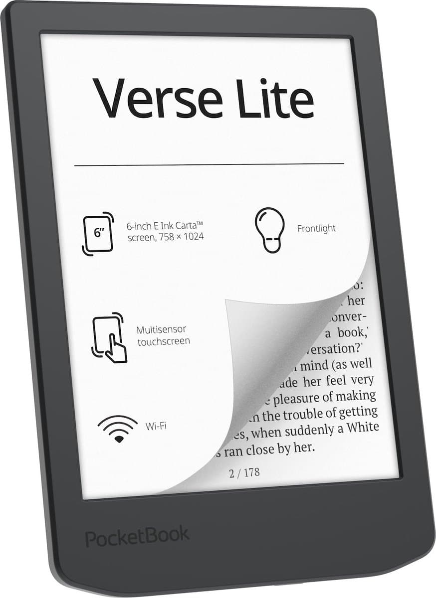 Pocketbook e-reader - Verse Lite - Midnight Grey — afbeelding 1