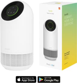 Hombli Smart Air Purifier – Luchtreiniger – HEPA 13 Filter en Actieve Koolstoffilter – Wifi - Bediening via App – Spraakbesturing met Google, Alexa en Siri — thumbnail 1