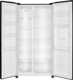 Exquisit SBS239-WS-EB - 5 Jaar garantie - Amerikaanse Koelkast - Waterdispenser - Display - 442 Liter - Zwart — thumbnail 3