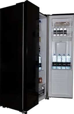 Exquisit SBS239-WS-EB - 5 Jaar garantie - Amerikaanse Koelkast - Waterdispenser - Display - 442 Liter - Zwart — thumbnail 7